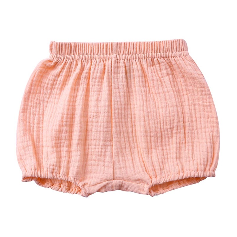 MYGBCPJS Baby Girls Boys 3 Pack Cotton Linen Blend Cute Bloomer Shorts Loose Harem Shorts - Image 2
